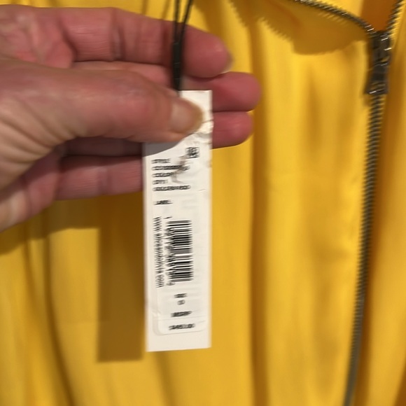 Alice & Olivia yellow dress lined size 0 NWT but can fit size 2 or 4 - Picture 4 of 6